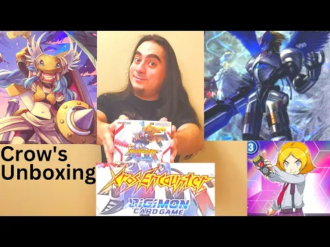 Crow's unboxing Digimon card game Xros encounter BT10