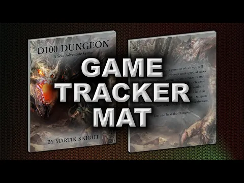 D100 DUNGEON GAME TRACKER MAT