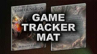D100 DUNGEON GAME TRACKER MAT