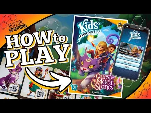 How to Play Kids Chronicles: Quest for the Moon Stone | Board Game Tutorial