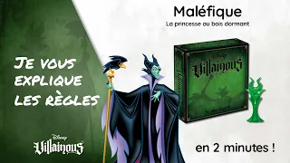 Je vous explique les règles de MALÉFIQUE - VILLAINOUS en moins de 2 minutes!