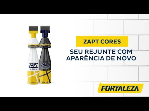 Tinta para Rejunte Zapt Grafite 200ml Fortaleza