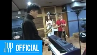 J.Y. Park plays the piano