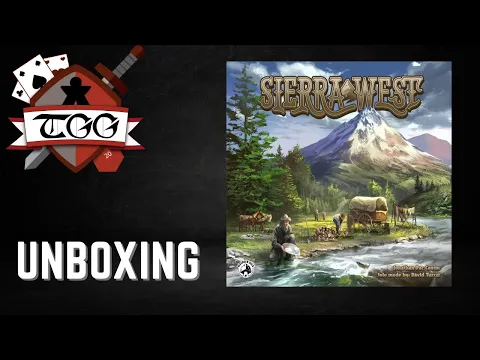Sierra West Board Game Unboxing
