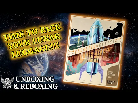 Everything Inside the Galactic Cruise Board Game - Unboxing & Reboxing