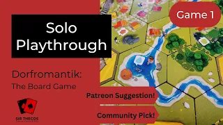 Solo Playthrough 1 | Dorfromantik: The Board Game