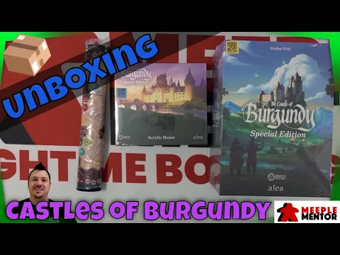 Meeple Mentor Unboxes the Castles of Burgundy: Special Edition