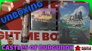 Meeple Mentor Unboxes the Castles of Burgundy: Special Edition