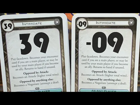 Intimidate cards for Cosmic Encounter