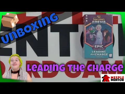 Meeple Mentor Unboxes Leading the Charge, an expansion to Sorcerers Arena