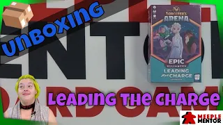 Meeple Mentor Unboxes Leading the Charge, an expansion to Sorcerers Arena