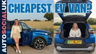 The UK’s Cheapest Electric Van? Citroën ë-C3 Review | Van vs Car Comparison