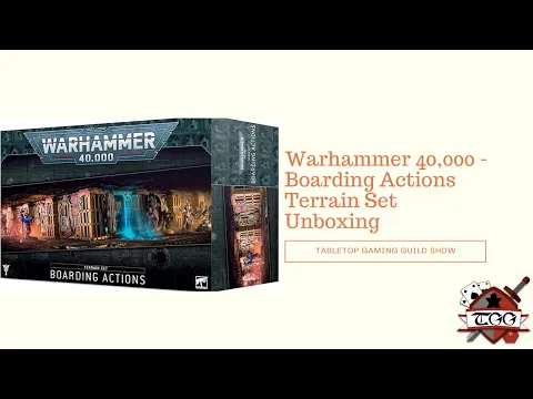 Warhammer 40k Boarding Actions Terrain Set Unboxing