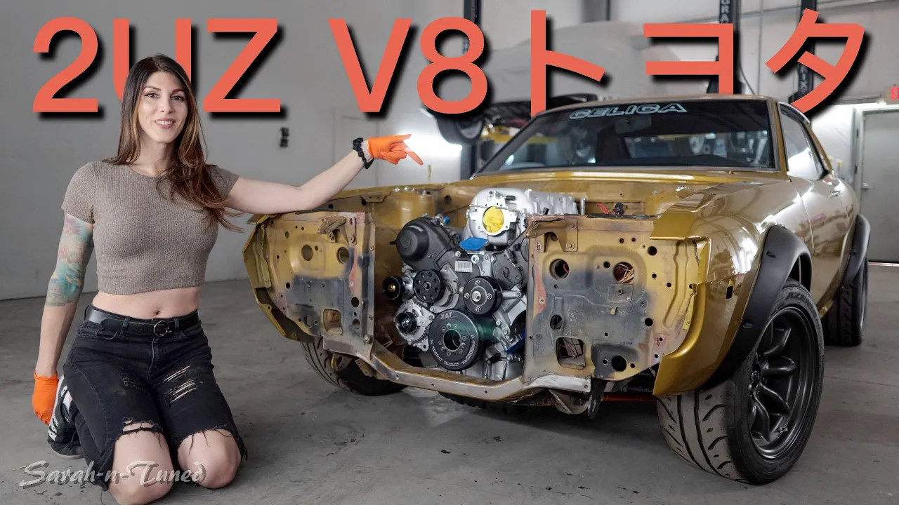 FINALLY In It's New Home! // Built NA 2UZ Swap Celica