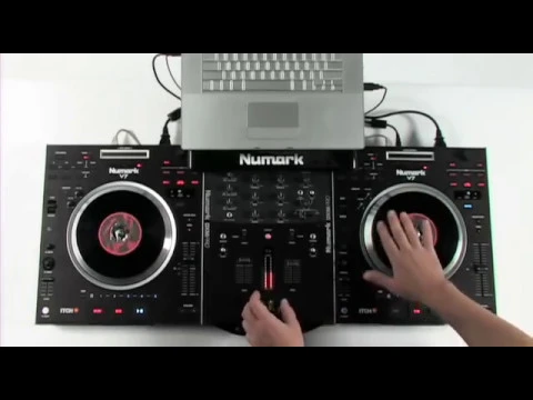 Product video thumbnail for Numark V7 Turntable DJ Controller with Serato Itch