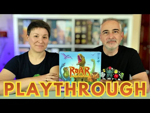 RoAR: Rise of Ancient Reptiles Board Game Teach & Playthrough | Build Your Own Dinosaur Park!