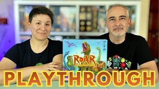 RoAR: Rise of Ancient Reptiles Board Game Teach & Playthrough | Build Your Own Dinosaur Park!