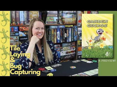 Take a Turn or Two of GARDEN GECKOS | A Tile-Laying, Bug-Eating Strategy Game!