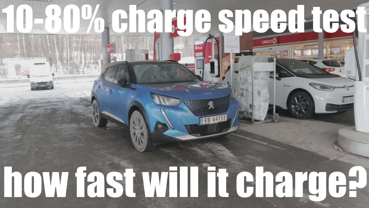 Peugeot e-2008 10-80% SOC Charging Speed & Time Test!