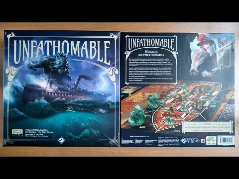 Unfathomable Explained in 60ish Seconds - Fantasy Flight Games NEW Arkham Horror Boardgame