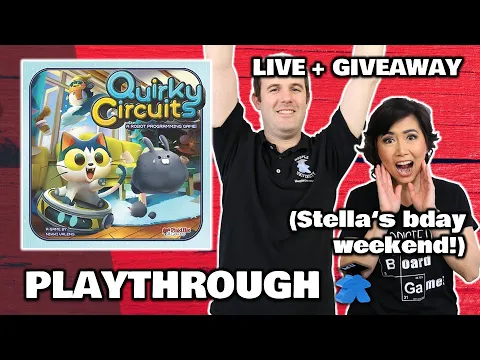 Quirky Circuits: Penny & Gizmo's Snow Day! - LIVE Playthrough Board Game & US/CAN Giveway