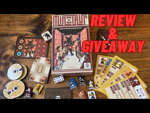 "Minotaur" board game by Lynnvander Studios- review and giveaway!