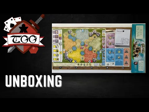 Ark Nova Zoo Map Pack 1 Board Game Unboxing