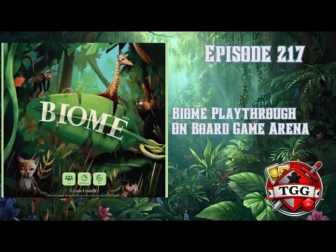 Biome Playthrough on Board Game Arena | Building a Thriving Ecosystem