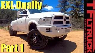 Is this Custom XXL Ram 3500 HD Cummins Diesel the Ultimate Badass Dually? (Part 1 of 2)