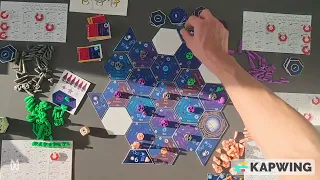 Neutronium Expansion - 4-Player Game Timelapse (45 min → 43 sec) #boardgames #tabletop #4xgame