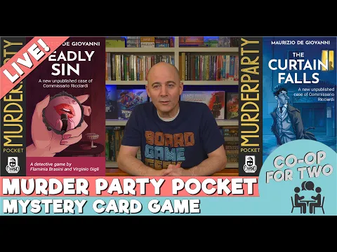 Murder Party Pocket - Deadly Sin - Solo Live Playthrough & Review