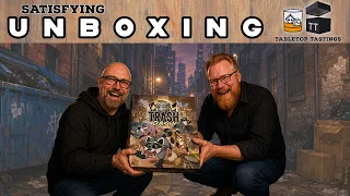 Trash Dash Board Game Unboxing | Steve & Les React
