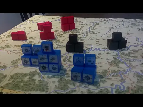 Napoleon Waterloo Campaign Block Game: 1v1