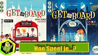 Hoe speel je Get on Board: New York & London en Paris & Roma? (#573)