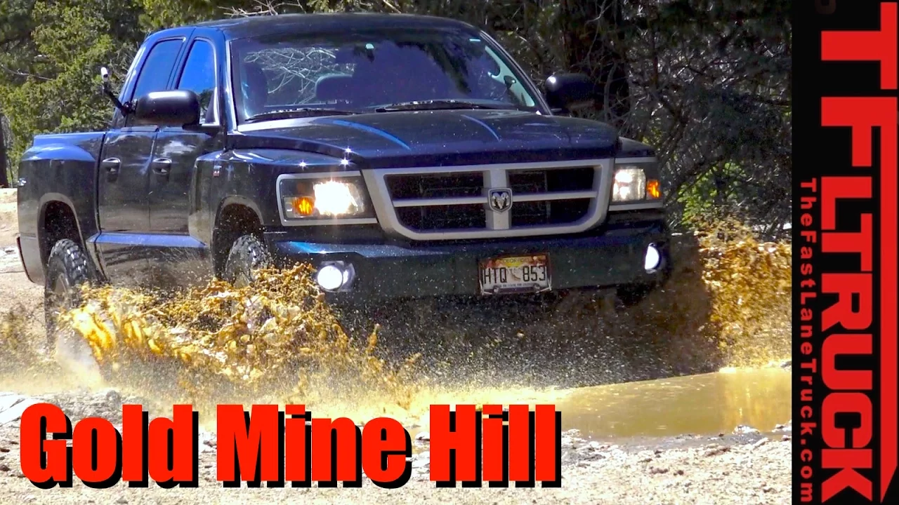 V8 Dodge Dakota Takes on Gold Mine Hill: Your Ride Reviewed!