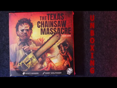 Unboxing of Texas Chainsaw Massacre board game by Trick or Treat Studios