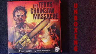Unboxing of Texas Chainsaw Massacre board game by Trick or Treat Studios
