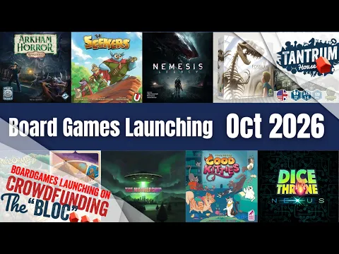Upcoming Board Games October 2026