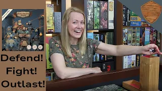 Nine Nights Siege | Fun Rolling Dice in a New Print & Play Defending the Castle