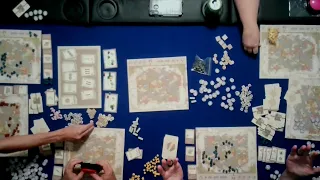 The Tabletop Misfits play a 7 player game of The Guild of Merchant Explorers
