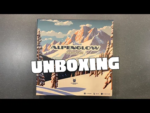 Alpenglow Board Game Unboxing (Preview Version)