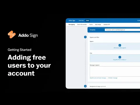 Addo Sign - video