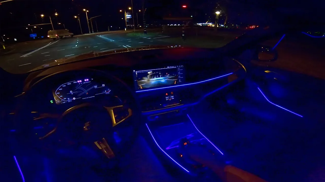 BMW X7 AMBIENT LIGHTING Interior NIGHT DRIVE POV by AutoTopNL