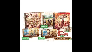 Unboxing CMON Cool Mini or Not Wild West Zombicide Undead or Alive Kickstarter Full Steam All In