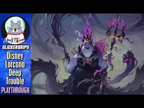 Disney Lorcana Co-op Mode: Deep Trouble | Solo Playthrough