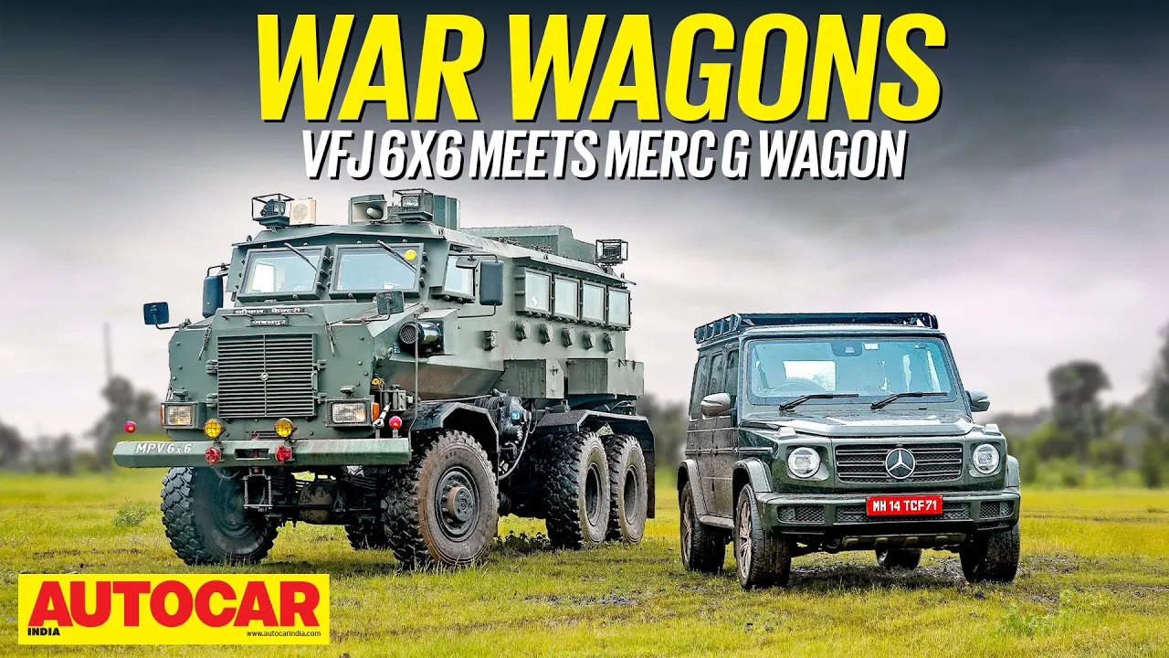 Built for war - VFJ 6x6 Airavat meets Mercedes-Benz G-Class | Feature | Autocar India