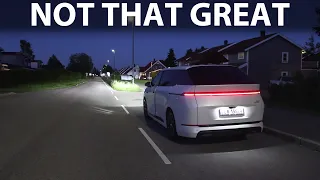 2026 Xpeng X9 Performance headlights test