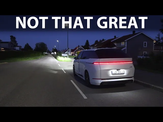 2026 Xpeng X9 Performance headlights test