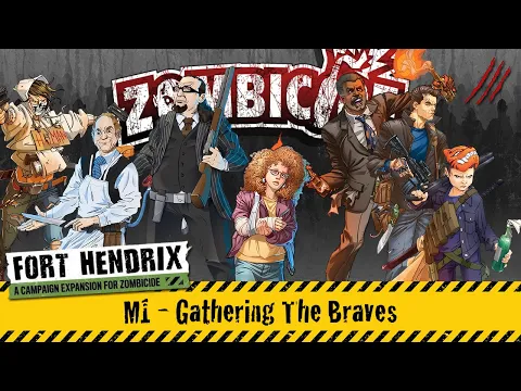 Zombicide 2nd Edition: Fort Hendrix Campaign (Mission M1) Board Game Gameplay | Take 3