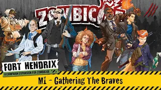 Zombicide 2nd Edition: Fort Hendrix Campaign (Mission M1) Board Game Gameplay | Take 3